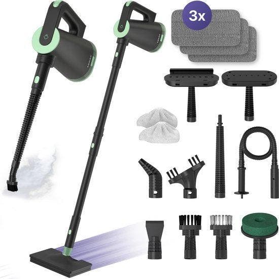 2dekans | Luman 16-in-1 Stoomreiniger en Handstomer - V3 -, Doe-het-zelf en Bouw, Reinigingsmachines, Ophalen of Verzenden