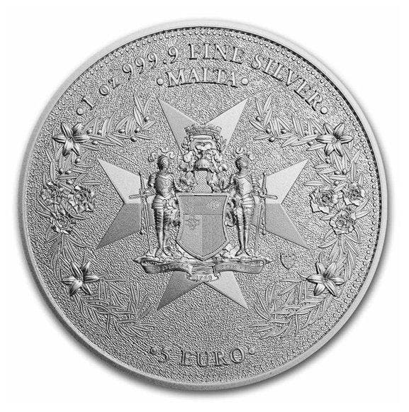 Malta. 5 Euro 2023 – Golden Eagle – 1 oz Silver coin – Ag, Timbres & Monnaies, Monnaies | Europe | Monnaies non-euro