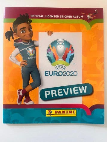 2020 Panini UEFA Euro 2020 Preview Orange Cristiano Ronaldo,, Nieuw