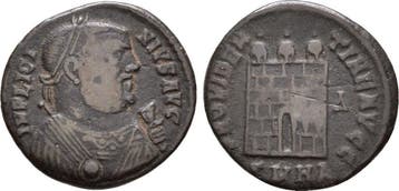 Follis Antike Roemisches Kaiserreich Licinius 308-324, Timbres & Monnaies, Monnaies & Billets de banque | Collections, Verzenden
