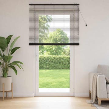 vidaXL Venetiaanse jaloezie Donkerbruin 155 x 250 cm 35 mm, Verzenden, Nieuw