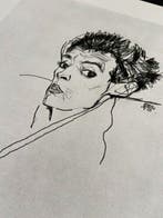 Egon Schiele (1890-1918), after - Self portrait, Antiek en Kunst