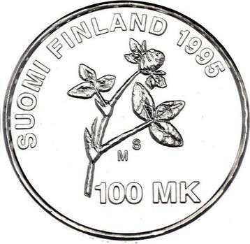 Finland. 100 Markkaa 1995  Artturi Ilmari Virtanen  0,84