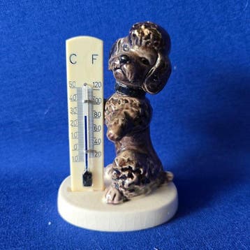 Goebel - Beeldje - Goebel #KT280 - Poedel met thermometer -