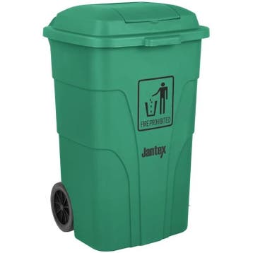 Rolcontainer | Kunststof | Groen | 120L | Klapdeksel |, Verzenden, Nieuw in verpakking