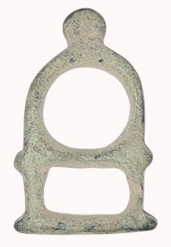Oude Keltische stam -Brons - Mooie hangende amulet -