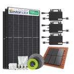 Zonnepanelen pakket voor schuindak - 2.1 kW - 3x 700, Ophalen of Verzenden, Nieuw