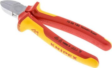Knipex Zijkniptang 180mm VDE Getest Tot 1000V, Verzenden, Nieuw