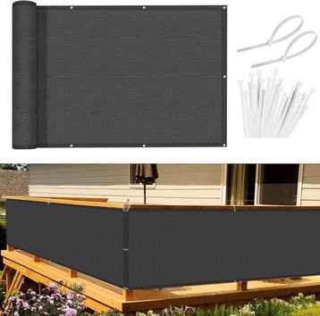 Balkonscherm 100x600cm Waterdicht | Tweede kansje | OP = OP, Tuin en Terras, Tuinschermen, Kunststof, Verzenden, 100 tot 150 cm