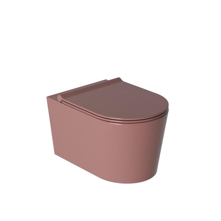 Wandcloset Salenzi Civita Glans Roze, Bricolage & Construction, Sanitaire, Enlèvement ou Envoi