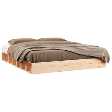 Bedframe 140x200 grenen | Retour deal | Pak die 35% korting, Overige kleuren, Verzenden, Tweepersoons, 140 cm