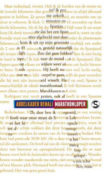 Marathonloper 9789029579308 Abdelkader Benali, Verzenden, Gelezen, Abdelkader Benali