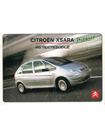 2002 CITROEN XSARA PICASSO INSTRUCTIEBOEKJE NEDERLANDS