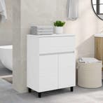 vidaXL Badkamer vaniteitsunit Wit 60 x 35 x 80 cm Bewerkt, Verzenden, Nieuw