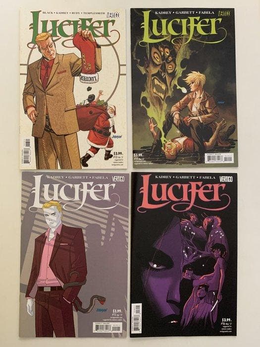 Lucifer #1-9, 13-19 - 16 Comic - Eerste druk - 2016, Livres, BD | Comics