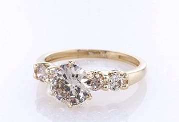 Zonder minimumprijs - Ring - 14 karaat Geel goud - 1.33ct., Nieuw