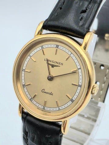 Longines - A elegant vintage Longines Quartz - Sans prix de, Handtassen en Accessoires