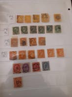 Wereld - Verzameling geannuleerde postzegels Canada, VS,, Gestempeld