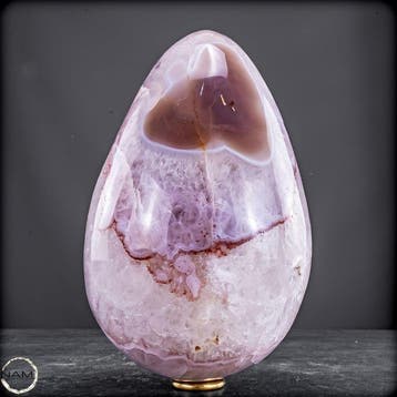 Zeldzame Orca-Amethist-Agaat met roze amethist – Een