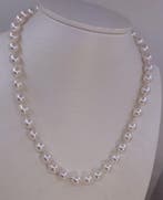 Zonder minimumprijs - Halsketting 8x8.5mm Akoya parels, Nieuw