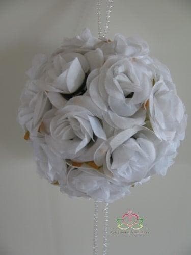 Bloemenbal Pomander RoseBall 21 Wit, Hobby & Loisirs créatifs, Bricolage