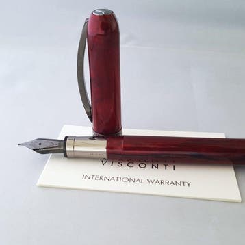 Visconti - Marble - Bordeaux - Black Silver - New - Sans, Verzamelen, Nieuw