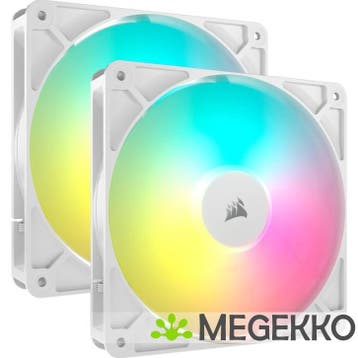 Corsair RS140 ARGB Dual Pack White, Verzenden, Nieuw