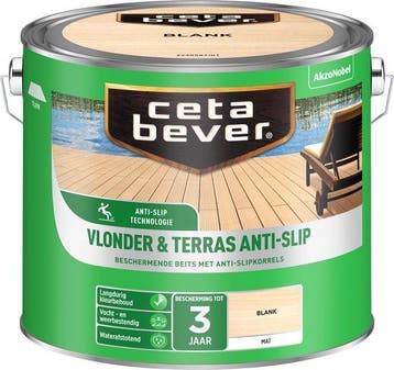 Cetabever Vlonder & Terras Anti-Slip Beits Transparant Mat, Bricolage & Construction, Peinture, Vernis & Laque, Verzenden