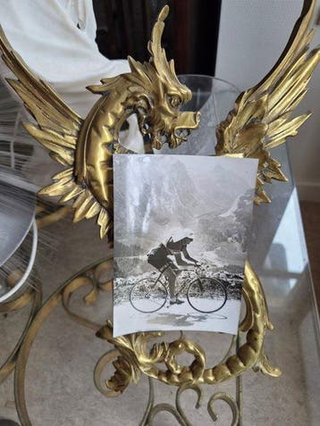 Porte-miroir ou porte-photo à la manière de Gabriel Viardot