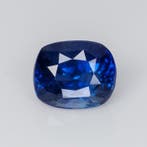 1 pcs Blauw Saffier - 1.46 ct - Asian Institute of, Nieuw