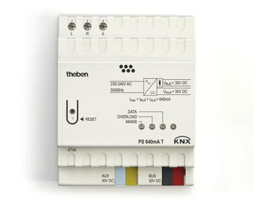 Theben PS 640mA KNX Voeding Met Hulpaansluiting - 9070958, Verzenden, Nieuw