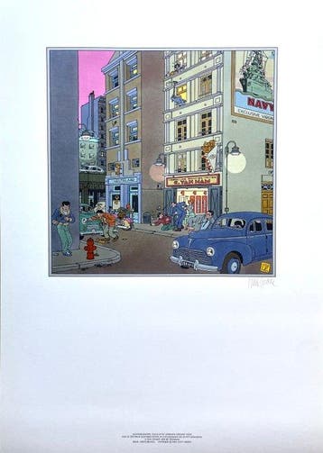 Joost Swarte - Ochtendschemer - Offset Lithograph **