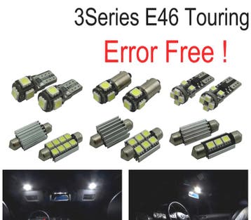 Kit 18 Ampoules Led Intérieur Pour Bmw Série 3 E46 Wagon Tou, Verzenden
