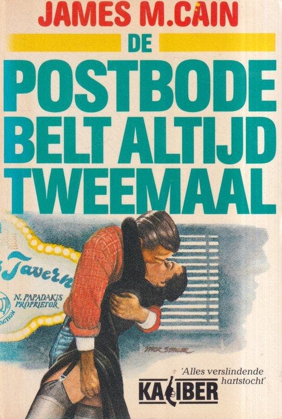 Postbode belt altijd tweemaal - Cain, Livres, Thrillers, Envoi