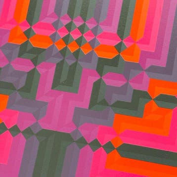 Karl Gerstner (1930-2017) - Farben-Linien, Antiek en Kunst