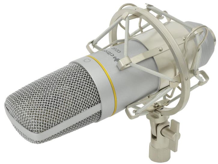 Citronic CCU2 USB Condenstor Microfoon Met Aluminium, Muziek en Instrumenten, Microfoons