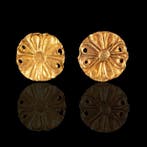 Hellenistic Set van gouden bloemmotieven of hangers (Zonder