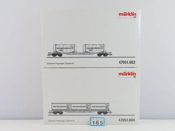 Märklin H0 - 47051.004/47051.003 - Wagon de marchandises, Hobby & Loisirs créatifs