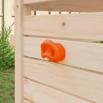 vidaXL Klimgreep 12 st Oranje 100 x 67 x 43 mm PP, Sport en Fitness, Verzenden, Nieuw