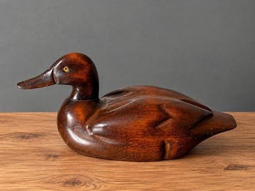 Lokeend - Antique Hand-Carved Solid Wood – Original Aged