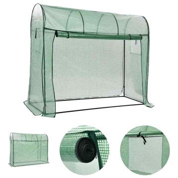 vidaXL Tuinkas met ritsdeur 200x80x170 cm, Verzenden, Nieuw