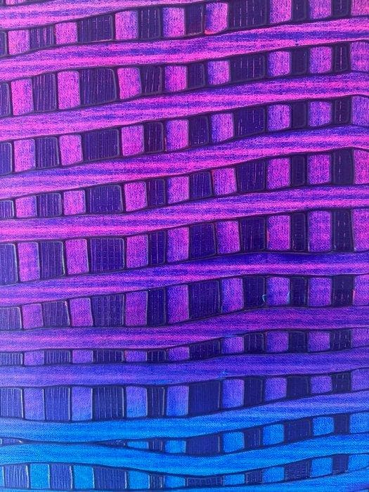 POPLEA - - LES CHAISES BLEUS DE NICE III— by POPLEA (2000), Antiquités & Art, Art | Peinture | Moderne