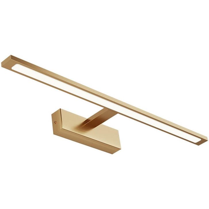 LED Vloerlamp 12W met Beam Angle Verstelbaar - Witte & Goude, Huis en Inrichting, Woonaccessoires | Spiegels, Nieuw, Verzenden