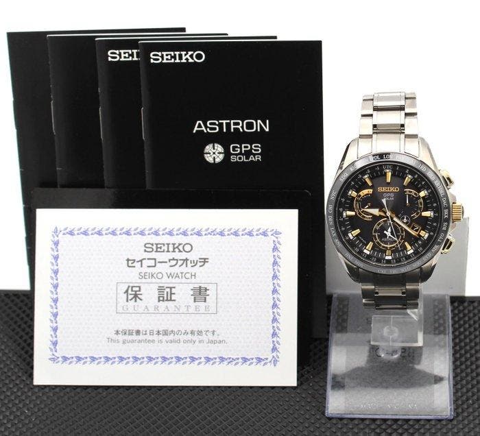 Seiko - SEIKO Astron GPS Solar Dual Time Titanium Ceramic -, Bijoux, Sacs & Beauté, Montres | Anciennes | Antiquités