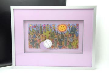 James Rizzi (1950-2011) - Desert Life - Framed, Antiek en Kunst