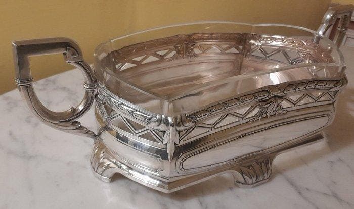 Franz Mosgau - Tafelmiddenstuk - Zilver, Antiquités & Art, Antiquités | Argent & Or