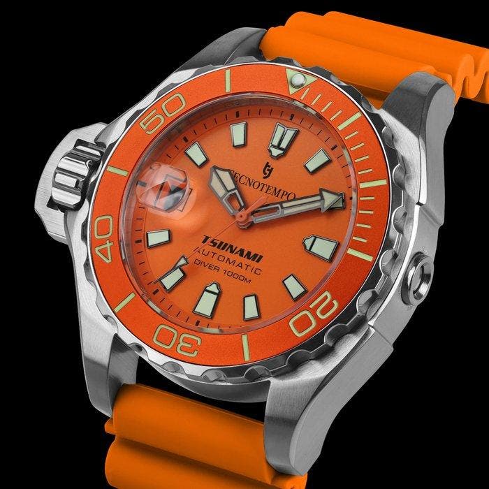 Tecnotempo - Automatic Diver 1000M Tsunami - Limited, Bijoux, Sacs & Beauté, Montres | Hommes