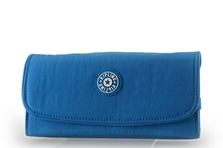 Kipling Portemonnee Blauw, Handtassen en Accessoires, Portemonnees, Blauw, Zo goed als nieuw, Verzenden