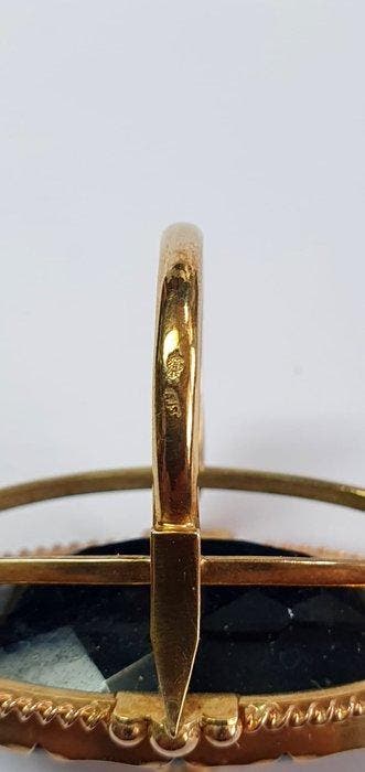 Statement ring - 14 karaat Geel goud - zie omschrijving