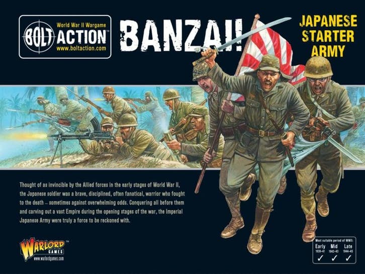Banzai Imperial Japanese starter army (Bolt action nieuw), Consoles de jeu & Jeux vidéo, Jeux | Nintendo NES, Enlèvement ou Envoi